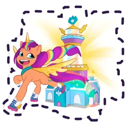 Size: 512x512 | Tagged: safe, derpibooru import, official, sunny starscout, earth pony, pony, g5, image, my little pony: mane merge, png