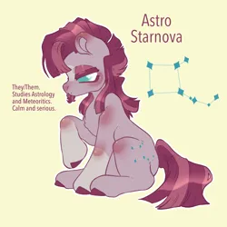 Size: 2800x2800 | Tagged: safe, artist:permafox, derpibooru import, maud pie, sunburst, oc, earth pony, fusion, image, png, solo