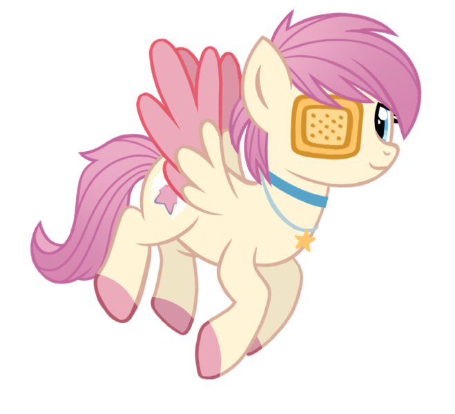 Size: 879x800 | Tagged: safe, artist:jennieoo, derpibooru import, oc, oc:gentle star, pegasus, pony, eyepatch, flying, image, jewelry, looking at you, necklace, png, show accurate, simple background, sketch, smiling, smiling at you, solo, spread wings, transparent background, wings