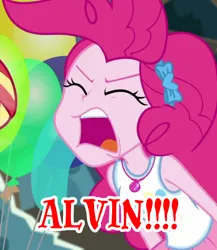 Size: 720x831 | Tagged: safe, derpibooru import, pinkie pie, equestria girls, equestria girls series, all the world's off stage: pinkie pie, alvin and the chipmunks, angry, choose your own ending (season 1), dave seville, image, png, yelling