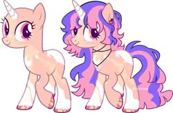 Size: 2151x1409 | Tagged: safe, artist:kurosawakuro, derpibooru import, oc, pony, unicorn, base used, female, image, magical lesbian spawn, mare, offspring, parent:applejack, parent:twilight sparkle, parents:twijack, png, simple background, solo, transparent background