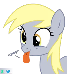 Size: 2500x2753 | Tagged: safe, artist:kuren247, derpibooru import, derpy hooves, pegasus, pony, :p, adorable face, bust, cross-eyed, cute, derpabetes, female, image, png, portrait, simple background, solo, text, tongue out, transparent background, vector