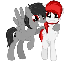 Size: 1100x900 | Tagged: safe, artist:trigger_movies, derpibooru import, oc, oc:skykeeper, oc:triggerblow, unofficial characters only, pony, derpibooru community collaboration, 2023 community collab, derpibooru exclusive, image, male, png, simple background, stallion, standing, transparent background