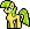 Size: 104x100 | Tagged: safe, artist:bitassembly, derpibooru import, oc, oc:lemon drop, unofficial characters only, earth pony, pony, female, image, pixel art, png, simple background, solo, transparent background
