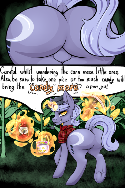 Size: 2000x3000 | Tagged: safe, artist:undeadcashew, author:bigonionbean, derpibooru import, igneous rock pie, night light, oc, oc:evening emeralds, unofficial characters only, earth pony, pony, unicorn, ass, butt, candy, clothes, commissioner:bigonionbean, cutie mark, dock, flank, flannel, food, fusion, fusion:evening emeralds, horn, image, lantern, magic, male, pipe, plot, png, shirt, stallion, tail, the ass was fat