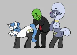 Size: 541x389 | Tagged: suggestive, artist:dsstoner, derpibooru import, fancypants, hoity toity, oc, oc:anon, earth pony, human, pony, unicorn, aggie.io, bipedal, blushing, butt, clothes, embarrassed, gay, image, looking back, male, meme, monocle, plot, png, presenting, rearing, simple background, smiling, socks, stallion, the simpsons
