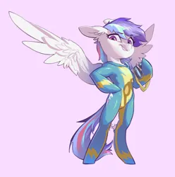 Size: 1882x1897 | Tagged: safe, artist:blue ink, derpibooru import, oc, oc:lightning dash, pegasus, image, png, solo