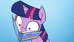 Size: 1316x740 | Tagged: safe, artist:doublewbrothers, derpibooru import, twilight sparkle, book, bookhorse, cookie, food, image, png, reading, research