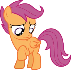 Size: 3066x3000 | Tagged: safe, artist:cloudyglow, derpibooru import, scootaloo, pegasus, pony, flight to the finish, image, png, simple background, solo, transparent background, vector