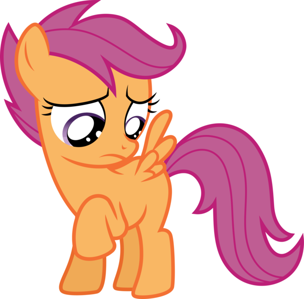 Size: 3048x3000 | Tagged: safe, artist:cloudyglow, derpibooru import, scootaloo, pegasus, pony, flight to the finish, image, png, simple background, solo, spread wings, transparent background, vector, wings