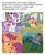 Size: 1126x1382 | Tagged: safe, screencap, apple bloom, danny williams, scootaloo, sweetie belle, earth pony, human, pegasus, pony, unicorn, friendship is magic, g1, g4, my little pony 'n friends, on your marks, the great rainbow caper, the show stoppers, autism in the comments, children, female, filly, image, jpeg, male, sleepover