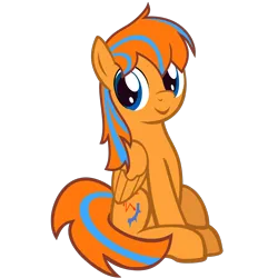 Size: 1186x1186 | Tagged: safe, artist:the smiling pony, derpibooru import, oc, oc:cold front, unofficial characters only, pegasus, pony, .svg available, blue eyes, folded wings, full body, image, looking at you, lying down, male, pegasus oc, png, prone, show accurate, simple background, sitting, smiling, smiling at you, solo, stallion, tail, transparent background, two toned mane, two toned tail, vector, wings