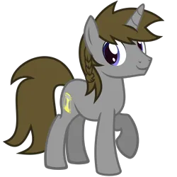 Size: 1186x1186 | Tagged: safe, artist:the smiling pony, derpibooru import, oc, oc:disty dusk, unofficial characters only, pony, unicorn, .svg available, brown mane, brown tail, full body, horn, image, looking at you, male, png, show accurate, simple background, smiling, smiling at you, solo, stallion, tail, transparent background, unicorn oc, vector