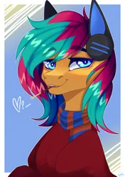 Size: 2760x3920 | Tagged: safe, artist:honeybbear, derpibooru import, oc, pony, ambiguous gender, bust, food, image, png, pocky, portrait, solo