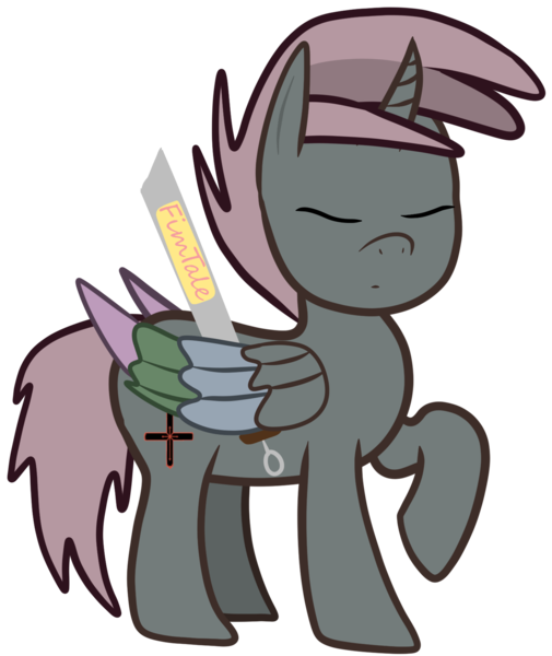 Size: 1397x1660 | Tagged: safe, artist:knife smile, derpibooru import, oc, oc:antumbra, unofficial characters only, alicorn, fimtale, image, png, simple background, solo, sword, transparent background, weapon