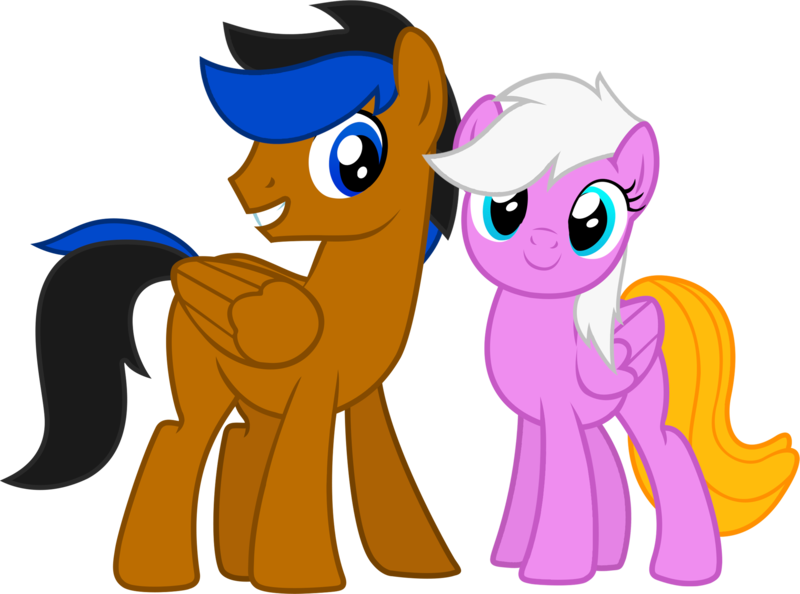 Size: 2296x1705 | Tagged: safe, derpibooru import, oc, oc:dariusii, oc:pink spinach, unofficial characters only, pony, derpibooru community collaboration, 2023 community collab, duo, image, png, simple background, transparent background