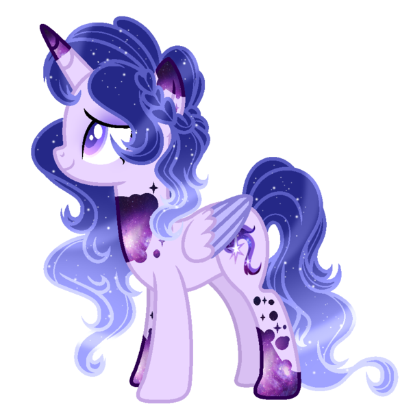 Size: 911x911 | Tagged: safe, artist:existencecosmos188, derpibooru import, oc, oc:existence, unofficial characters only, alicorn, pony, alicorn oc, base used, ethereal mane, eyelashes, female, horn, image, mare, png, simple background, smiling, solo, starry mane, transparent background, wings