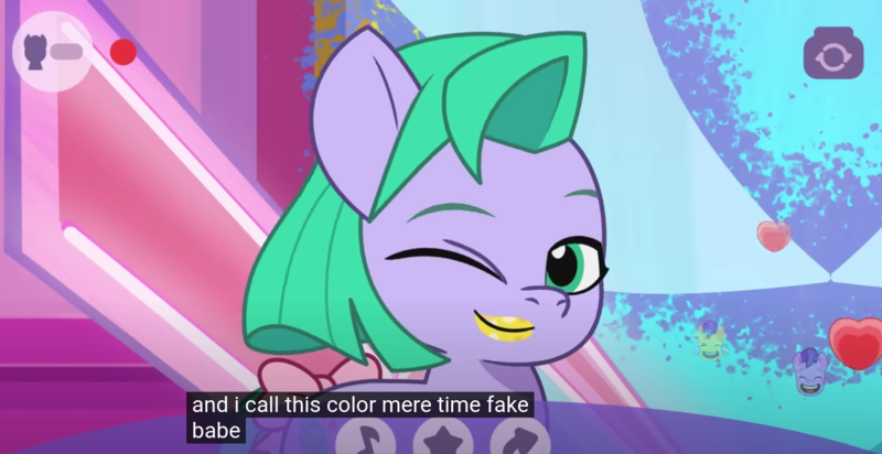 Size: 1263x650 | Tagged: safe, derpibooru import, edit, edited screencap, screencap, my little pony: tell your tale, spoiler:g5, spoiler:my little pony: tell your tale, spoiler:tyts01e28, caption, g5, image, meme, pippsqueaks forever, png, seashell (g5), youtube caption