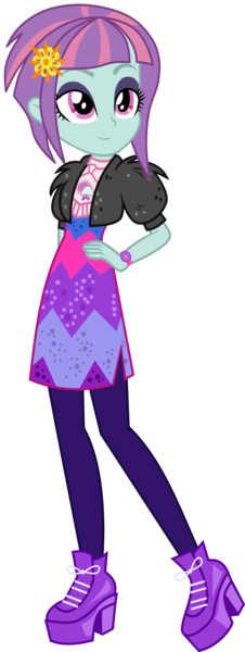 Size: 1180x3126 | Tagged: safe, artist:ajosterio, derpibooru import, equestria girls, equestria girls series, festival looks, spoiler:eqg series (season 2), boots, clothes, clothes swap, dress, female, fur, high heel boots, image, leggings, png, shoes, simple background, solo, transparent background, vest