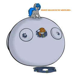 Size: 3105x3159 | Tagged: suggestive, artist:aaathebap, derpibooru import, oc, oc:homage, oc:littlepip, unicorn, fallout equestria, belly, belly bed, big belly, blimp, clothes, duo, helpless, huge belly, image, impossibly large belly, inflation, jumpsuit, nervous, png, rolling, squishy, teasing, torn clothes, vault suit