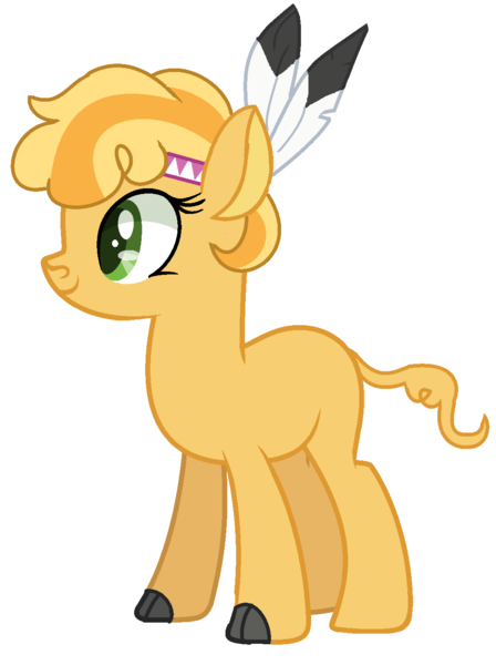 Size: 1076x1440 | Tagged: safe, artist:princess-kitsune-tsu, derpibooru import, hybrid, base used, bisony, female, image, offspring, parent:braeburn, parent:little strongheart, parents:braeheart, png, simple background, solo, white background