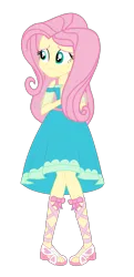 Size: 2300x4742 | Tagged: safe, artist:gmaplay, derpibooru import, fluttershy, equestria girls, clothes, image, png, simple background, solo, transparent background