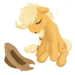 Size: 700x701 | Tagged: safe, artist:sa1ntmax, derpibooru import, applejack, earth pony, pony, image, png, solo