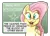 Size: 2499x1776 | Tagged: safe, artist:doodledonutart, derpibooru import, fluttershy, bird, pegasus, pony, chalkboard, exploitable meme, female, image, looking at you, mare, meme, nature is so fascinating, open mouth, png, solo, speech bubble, vampire finch