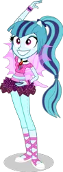 Size: 914x2487 | Tagged: safe, artist:ajosterio, derpibooru import, sonata dusk, dance magic, equestria girls, spoiler:eqg specials, clothes, cute, female, fin wings, fins, image, pants, png, ponied up, pony ears, ponytail, shirt, shoes, simple background, smiling, solo, sonatabetes, transparent background, tutu, wide eyes, wide smile, wings