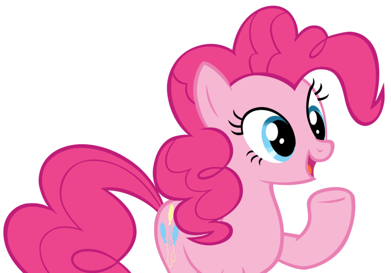 Size: 9632x6720 | Tagged: safe, artist:andoanimalia, derpibooru import, pinkie pie, earth pony, pony, not asking for trouble, female, image, png, simple background, solo, transparent background, vector