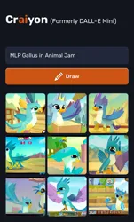 Size: 780x1288 | Tagged: safe, craiyon, dall·e mini, derpibooru import, machine learning generated, gallus, gryphon, 3d, animal jam, cloud, image, male, png, sky, tree
