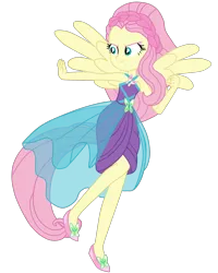 Size: 2019x2520 | Tagged: safe, artist:gmaplay, derpibooru import, fluttershy, equestria girls, female, image, png, ponied up, simple background, solo, transparent background, vector
