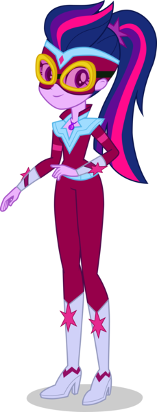 Size: 1605x4200 | Tagged: safe, artist:dustinwatsongkx, derpibooru import, masked matter-horn, sci-twi, twilight sparkle, human, equestria girls, movie magic, spoiler:eqg specials, geode of telekinesis, image, magical geodes, png, power ponies, simple background, solo, transparent background, vector