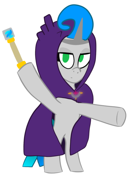 Size: 978x1324 | Tagged: safe, artist:knife smile, derpibooru import, oc, oc:knife smile, unofficial characters only, unicorn, cloak, clothes, image, png, simple background, thaumic equestria, transparent background