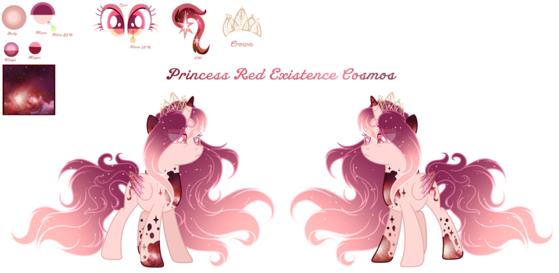 Size: 4522x2212 | Tagged: safe, artist:existencecosmos188, derpibooru import, oc, unofficial characters only, alicorn, pony, alicorn oc, base used, duo, ethereal mane, female, horn, image, mare, png, reference sheet, simple background, starry mane, transparent background, wings