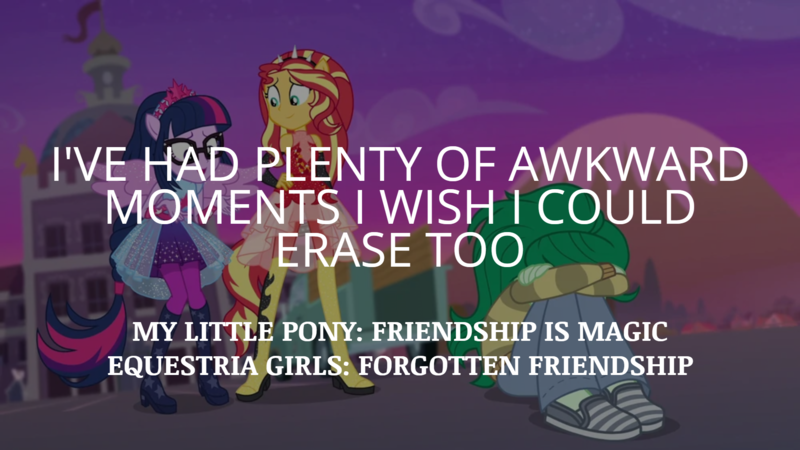 Size: 1920x1080 | Tagged: safe, derpibooru import, edit, edited screencap, editor:quoterific, screencap, sunset shimmer, wallflower blush, equestria girls, equestria girls series, forgotten friendship, image, png