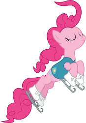 Size: 3000x4285 | Tagged: safe, artist:cloudyglow, derpibooru import, pinkie pie, winter wrap up, image, png, simple background, solo, transparent background, vector