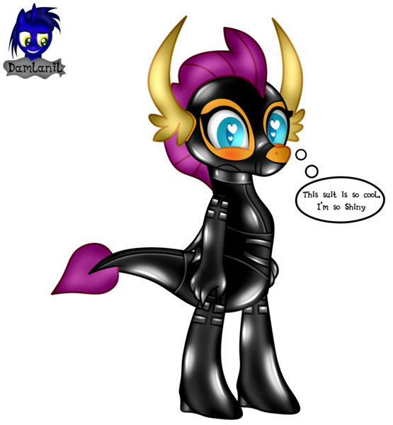 Size: 3840x4154 | Tagged: safe, artist:damlanil, derpibooru import, smolder, dragon, bdsm, bipedal, bodysuit, bondage, bondage mask, boots, bound wings, catsuit, clothes, collar, comic, corset, cute, dragon wings, dragoness, eyelashes, female, gag, gimp suit, heart, heart eyes, high heels, hood, horns, image, latex, latex boots, latex suit, muzzle gag, png, rubber, shiny, shoes, show accurate, simple background, smiling, smolderbetes, solo, standing, suit, text, thought bubble, transparent background, vector, wingding eyes, wings