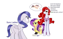 Size: 4000x2500 | Tagged: safe, artist:aonatsu_ki, artist:naturajellyfish, derpibooru import, fluttershy, oc, oc:emerald ruby, oc:oak, oc:purpleshy, oc:silverwings, alicorn, earth pony, pegasus, pony, ..., alicorn oc, base used, butt, clothes, colored wings, cute, dyed mane, earth pony oc, female, floppy ears, folded wings, green eyes, gritted teeth, horn, image, jewelry, lidded eyes, lying down, mare, oc and canon, orange eyes, pegasus oc, plot, png, prone, purple eyes, raised hoof, red hair, red mane, regalia, shoes, show accurate, shyabetes, simple background, standing, text, transparent background, trio, trio female, vulgar, wat in the description, weird description, wings, wtf with the description, yellow eyes