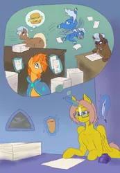 Size: 832x1200 | Tagged: safe, artist:weasselk, author:bigonionbean, derpibooru import, caboose, full steam, promontory, silver lining, silver zoom, sunburst, oc, oc:heartstrong flare, alicorn, earth pony, pegasus, pony, unicorn, comic:plot of the plot cult, alicorn oc, burger, butt, butt bump, candle, candlelight, candlestick, canterlot, canterlot castle, cape, chair, clothes, colored, comic, commissioner:bigonionbean, commissioner:buffaloman20, cup, cutie mark, feather, flank, flying, food, fusion:heartstrong flare, glasses, hay burger, horn, image, ink, large butt, levitation, magic, male, paper, pen, pencil, plot, png, reading, robe, stallion, stormcloud, table, telekinesis, thicc ass, thought bubble, tower, uniform, wall of tags, wings, wonderbolts, wonderbolts uniform, writing