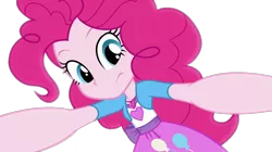 Size: 1280x718 | Tagged: safe, derpibooru import, edit, edited screencap, screencap, pinkie pie, equestria girls, mirror magic, spoiler:eqg specials, background removed, female, geode of sugar bombs, image, magical geodes, not a vector, png, simple background, solo, transparent background