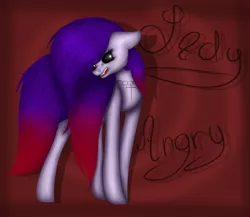 Size: 2627x2283 | Tagged: safe, artist:teonnakatztkgs, derpibooru import, oc, unofficial characters only, earth pony, pony, abstract background, black sclera, earth pony oc, image, png, solo