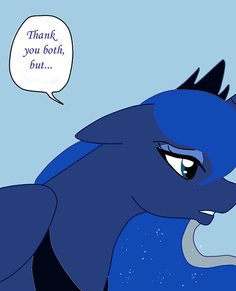 Size: 600x739 | Tagged: safe, artist:lightybulb, derpibooru import, princess luna, alicorn, pony, series:arc 1, image, jpeg, solo