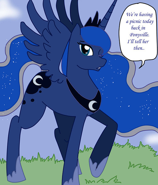 Size: 600x704 | Tagged: safe, artist:lightybulb, derpibooru import, princess luna, alicorn, pony, series:arc 1, image, jpeg, solo