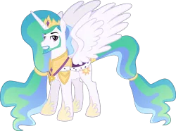 Size: 4039x3000 | Tagged: safe, artist:whalepornoz, derpibooru import, princess celestia, alicorn, pony, armor, beard, cape, clothes, crown, facial hair, image, jewelry, png, prince solaris, regalia, rule 63, simple background, solo, transparent background