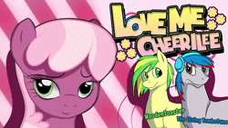 Size: 1280x720 | Tagged: safe, artist:louiseweird, artist:sosweetntasty, artist:the living tombstone, artist:woodentoaster, derpibooru import, cheerilee, oc, oc:the living tombstone, oc:wooden toaster, earth pony, pony, 2012, animated, brony history, brony music, cover art, duo, female, headphones, image, link in description, male, music, nostalgia, sound, sound only, webm, youtube link