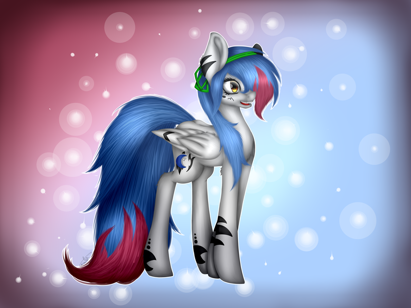 Size: 2828x2121 | Tagged: safe, artist:maneblue, derpibooru import, oc, oc:skyla, unofficial characters only, pegasus, pony, abstract background, image, pegasus oc, png, solo, wings