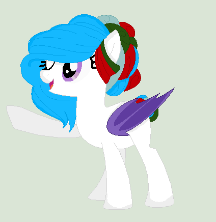 Size: 424x436 | Tagged: safe, artist:yulianapie26, derpibooru import, oc, unnamed oc, unofficial characters only, bat pony, pony, base used, bat pony oc, bat wings, eyelashes, image, one eye closed, png, raised hoof, simple background, solo, wings, wink
