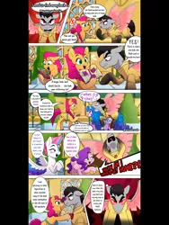 Size: 1620x2160 | Tagged: safe, derpibooru import, izzy moonbow, pipp petals, sunny starscout, zipp storm, my little pony: a new generation, alinabrook, arrowverse, comic, crossover, eobard thawne, g5, image, png