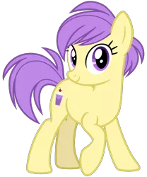 Size: 2500x3000 | Tagged: safe, artist:cheezedoodle96, derpibooru import, berry sweet, earth pony, pony, .svg available, female, friendship student, image, looking at you, mare, png, simple background, smiling, smiling at you, solo, transparent background, vector